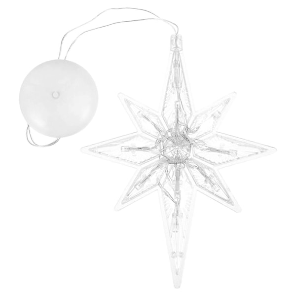 1 stk. Jule-Sugerlys Polaris Design LED Lys Dekorativ Lampe (Ingen Batteri) Transparent 22.50X17.00X2.50CM