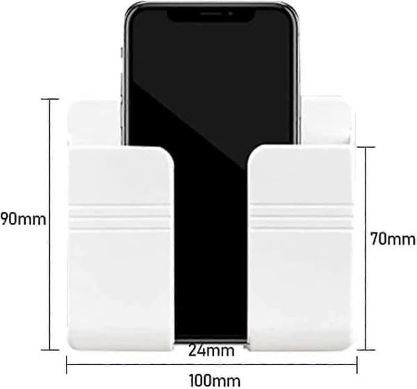 2-pack väggmonterad mobiltelefonladdare