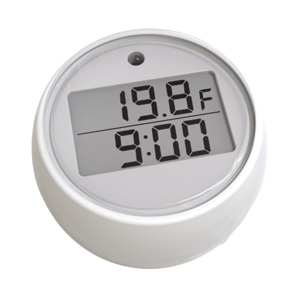 Isbad Termometer og Timer, Vandtermometer til Isbad, Vandafvisende Kold Dyp Isbad TilbehørBY White