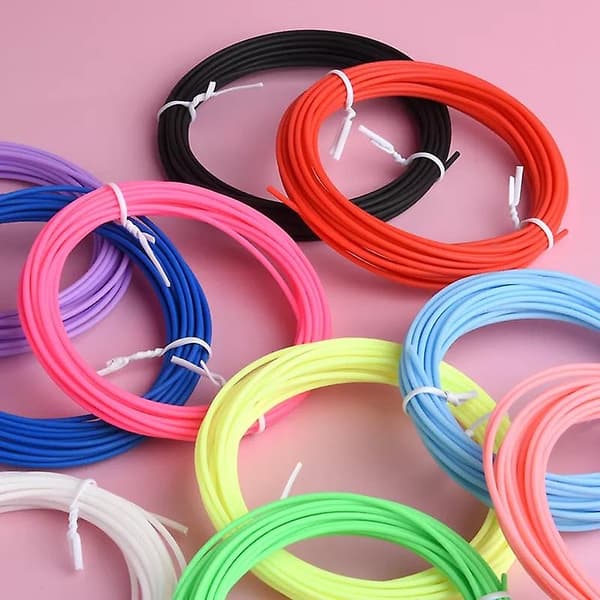 PCL-filament for 3D-penn, filamentdiameter 1,75 mm, 100 m, plastfilament for 3D-printerpenn, barnesikker refill Pla 9m 3