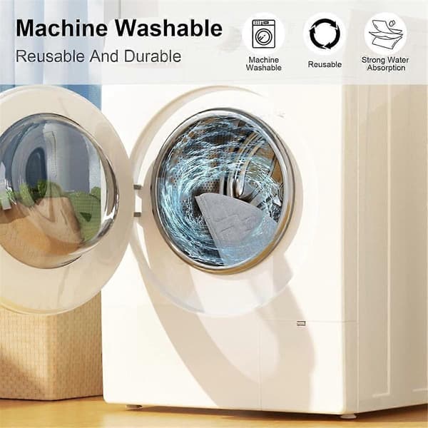 5 stk. moppepuder til S8, S8+, S8 Pro Ultra robotstøvsuger, VibraRise 2.0 vaskbare genanvendelige moppepuder [DB]