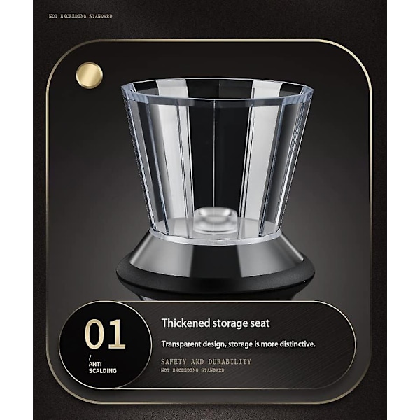 Honungspump, Honungsburk med Stativ, Honungskanna - Glas, Premium Diamantflaska Design, Kapacitet: 200ML
