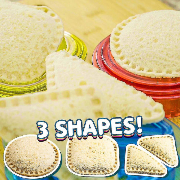 Sandwichskärare och -förslutare - Decruster Sandwich Maker för UncrustablesBY Round and Triangle and Square