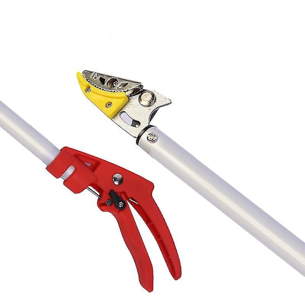 Teleskopiske beskjæringssakser med langt håndtak, hagesakser med lang rekkevidde for trær og busker, gressklipper med håndtak, grenkutter 60 cm