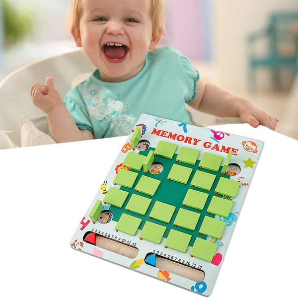 Memory Matching Game Logisk Tenkning Trening Barnehage for Alder 3+