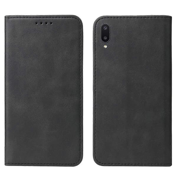 Magnetiskt läderfodral för Samsung Galaxy A02 / M02 [DB]