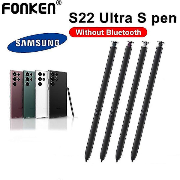 Fonken S Pen til Samsung Galaxy S22 Ultra Stylus Pen Touch Screen Pen SPen uden Bluetooth