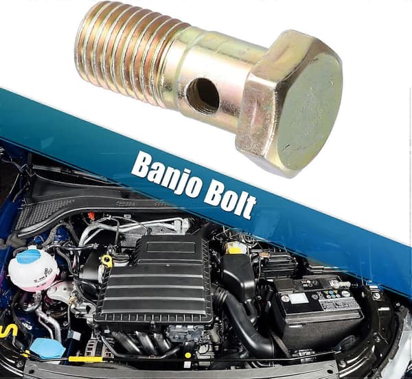 X2 Sæt Banjo Bolt Bremsefitting Adapter M12x1.5 Gevind Banjo Bolt