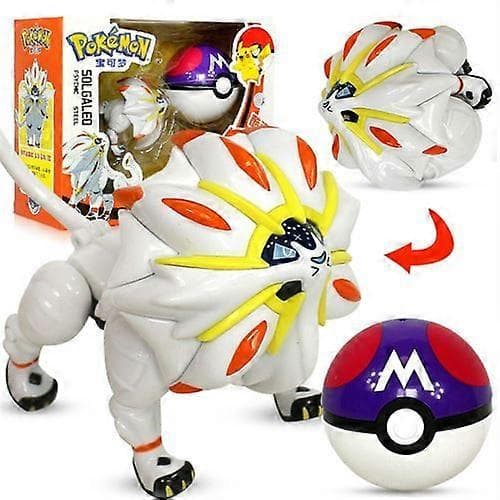 Figur Delikat Animation Pokmon Solgaleo actionfigur legetøjsmodel til børn 10 cm