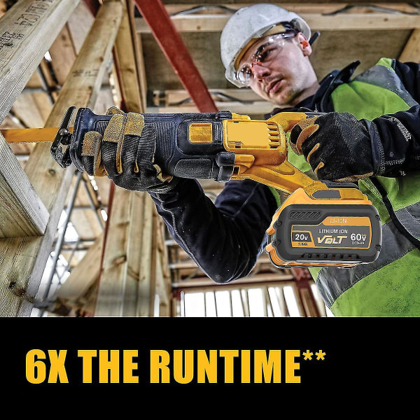 Dewalt Flexvolt 20v/60v Max -akulle 9ah Dcb609 Litium-ioni Dcb606 Dcb612 Dcb609 Dcb205 Dcb200 Dcb182 Akut Dewalt 20vBY 15W Work Light