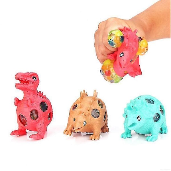 Anti-stress Squishy Multifarvet Dekompressionsventil Drue Bold Klem Dinosaur Kylling Legetøj