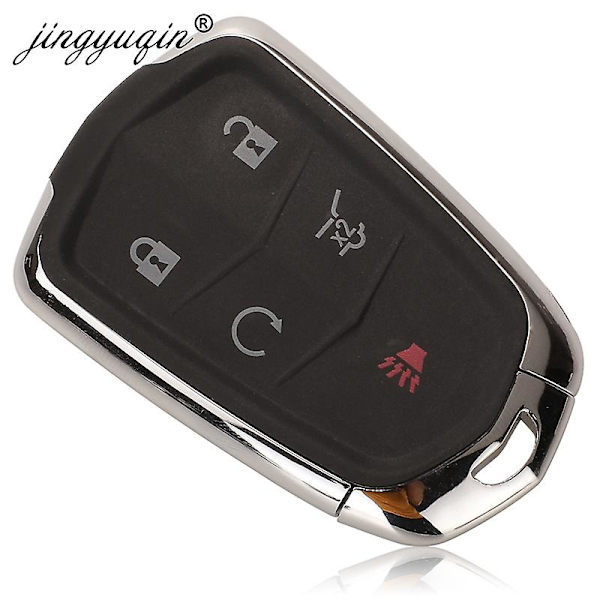 - Intelligent fjernbetjeningstastaturhus, 3/4/5/6 knapper, til Cadillac Srx, Cds, Ats, Xts, Climbing, Esv, udskiftningsskal, nøgle uden nøgle 3 Buttons