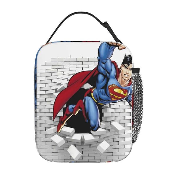 e223 Superman Matboks med Integrert Smart Lås, Beskytt Maten Din med PIN-kode Sikkerhetssystem d223