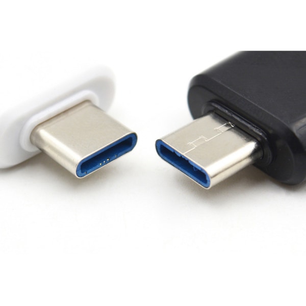 USB-C USB - Sisäänrakennettu OTG-sovitin Vit