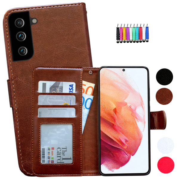 Samsung Galaxy A23 5G - PU-nahkainen case Svart