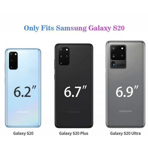 Glittra med Samsung Galaxy S20 - 3D Bling Skal!