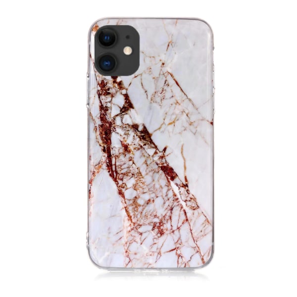 Beskyt din iPhone 11 med etui i marmor! Vit