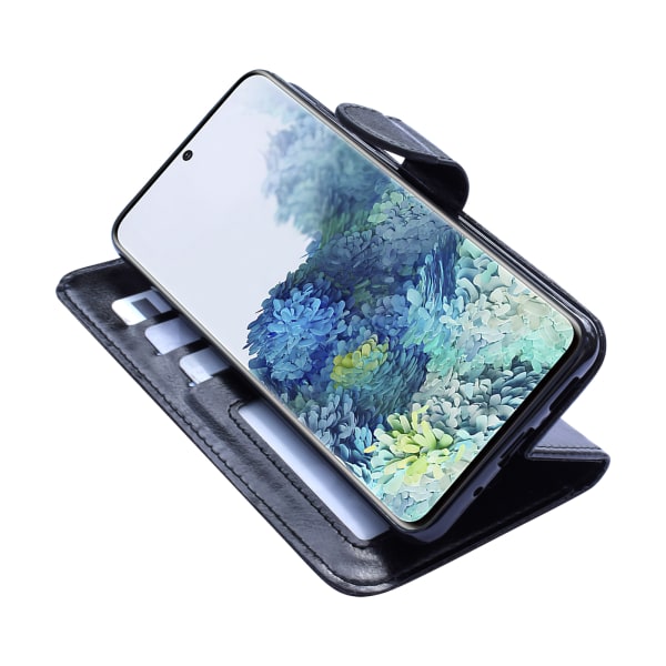 Samsung Galaxy S20 FE - Läderfodral / Skydd Svart
