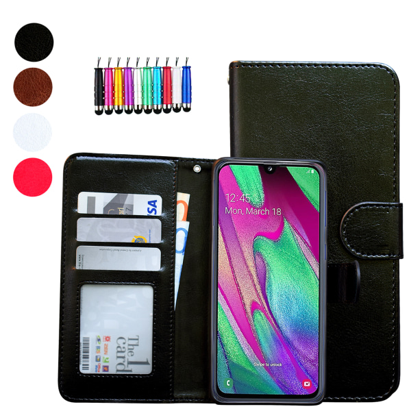 Samsung Galaxy A40 - PU Leather Wallet Case