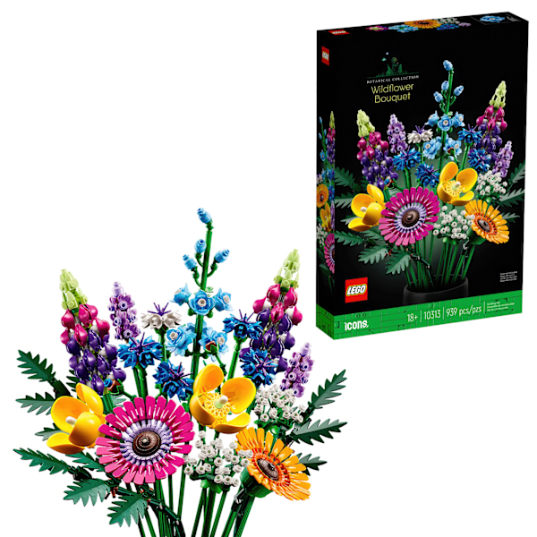 Eviga Blomster att Bygga - LEGO Icons Vildblomsterbukett för Vuxna 10313