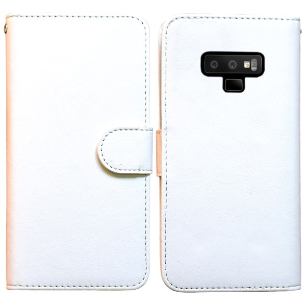 Samsung Galaxy Note 9 - Lædertaske/pung Vit
