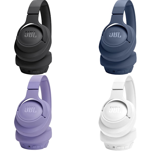 JBL Tune 720 BT - Trådløse Over-ear Hovedtelefoner med 76 time Lila