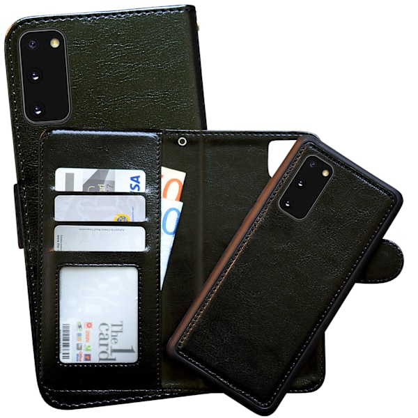 Skydda din Galaxy S20 - Läderfodral! Brun