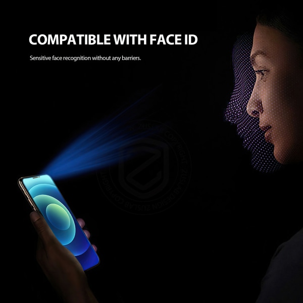 iPhone 13 - Privacy hærdet glas skærmbeskyttelse