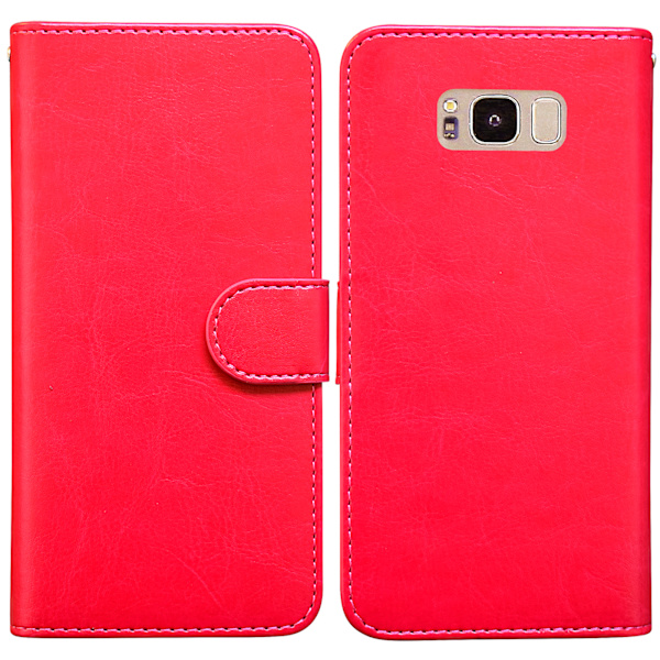 Samsung Galaxy S8 - Läderfodral/Skydd Rosa