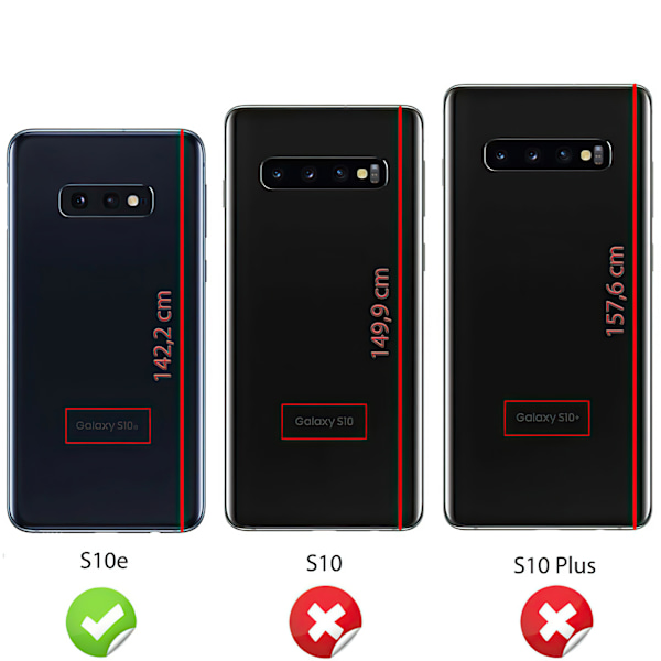 Samsung Galaxy S10e - PU Læder Pung Etui
