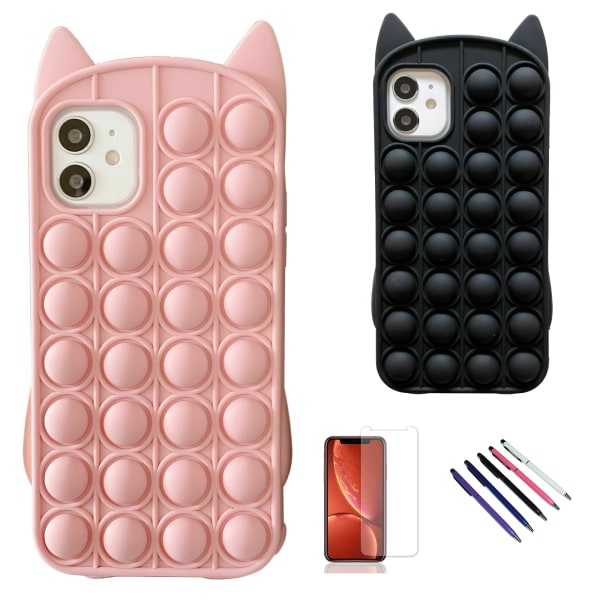 iPhone 11 - Etui Beskyttelse Pop It Fidget Rosa