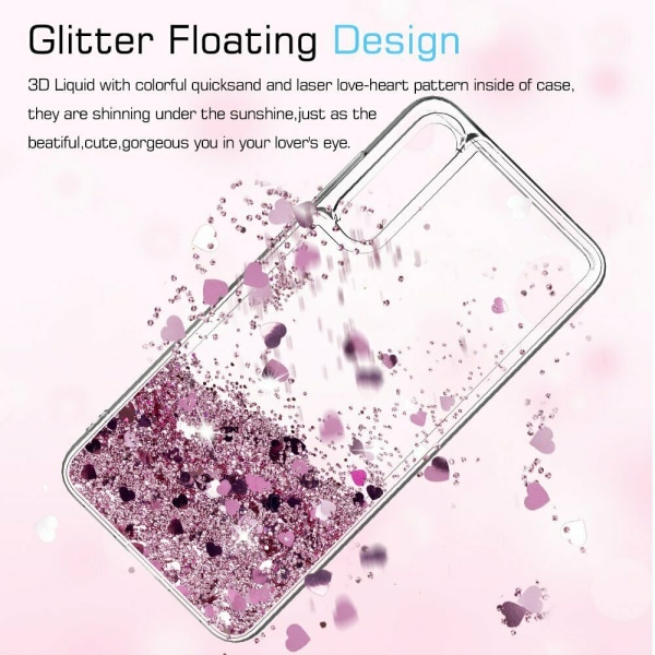 Glitrende 3D Bling: Huawei P20 Pro Cover