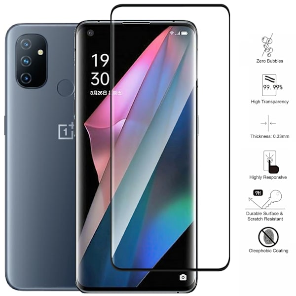 OnePlus Nord N100 - Härdat Glas Skärmskydd