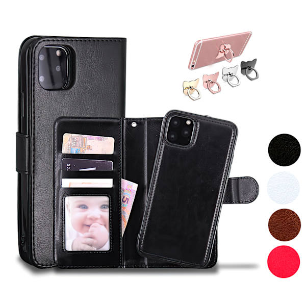 iPhone 11 Pro - PU Læder Pung Etui Brun