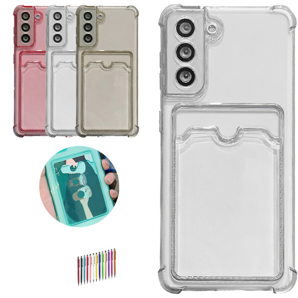 Samsung Galaxy S21 5G - Card Case Protection Transparent