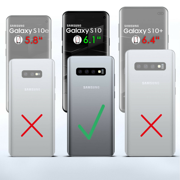 Beskyt din Samsung Galaxy S10 - Oplev luksus! Svart