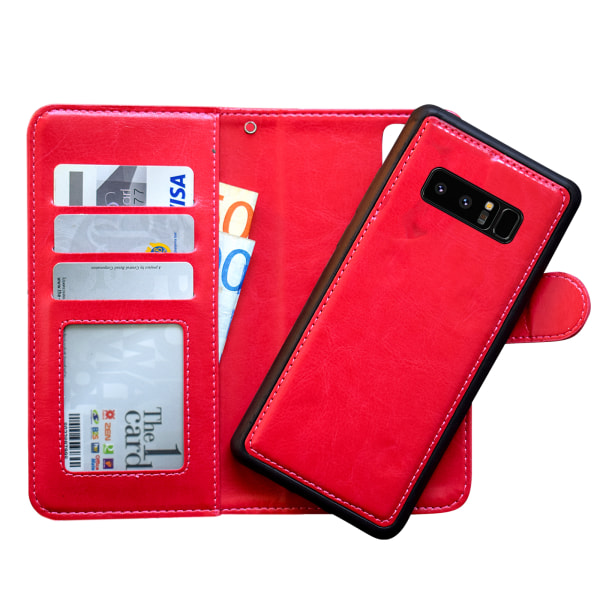 Opgrader din Note 8 - Lædertaske/pung! Vit