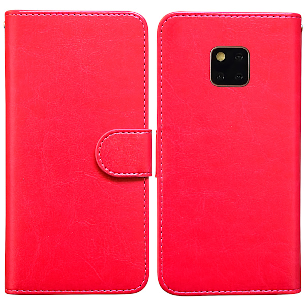 Huawei Mate 20 Pro - PU Læder Pung Etui Svart
