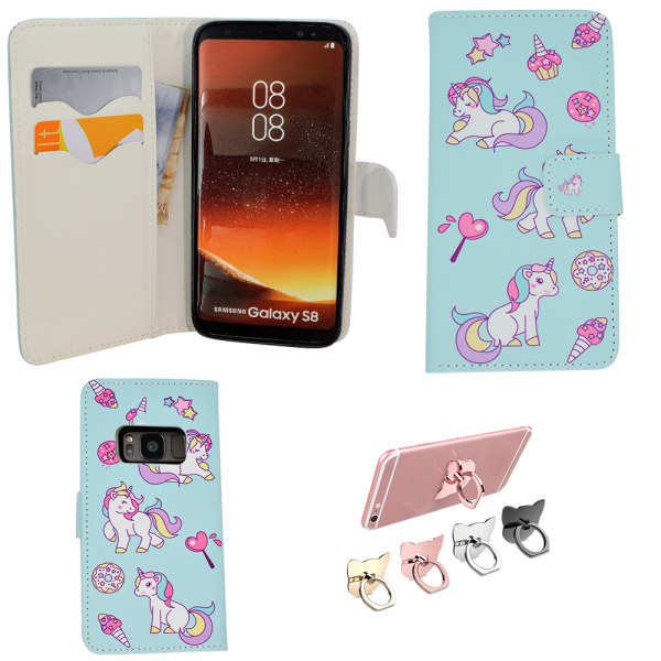 Samsung Galaxy S8 - Plånboksfodral - "Unicorn"