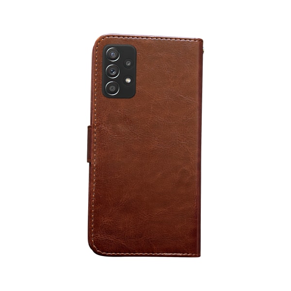 Samsung Galaxy A33 5G - PU-nahkainen case Brun