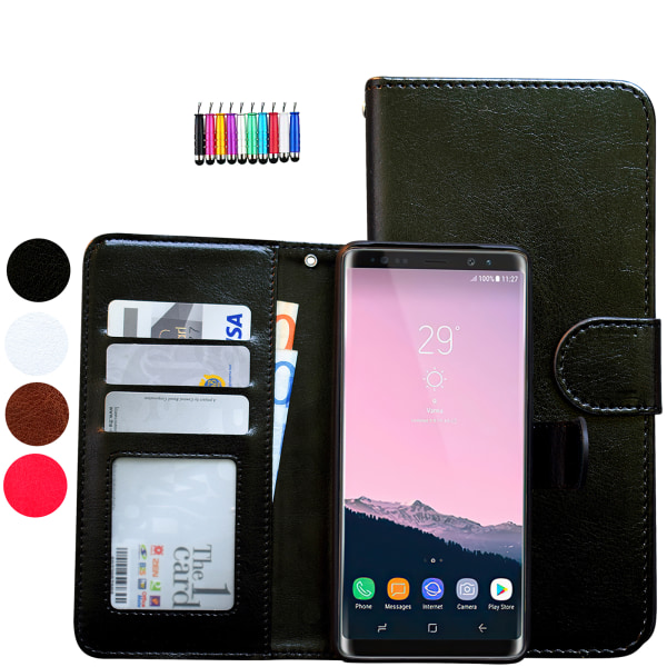 Päivitä Note 9 - Nahkakotelot ja suojat! Brun