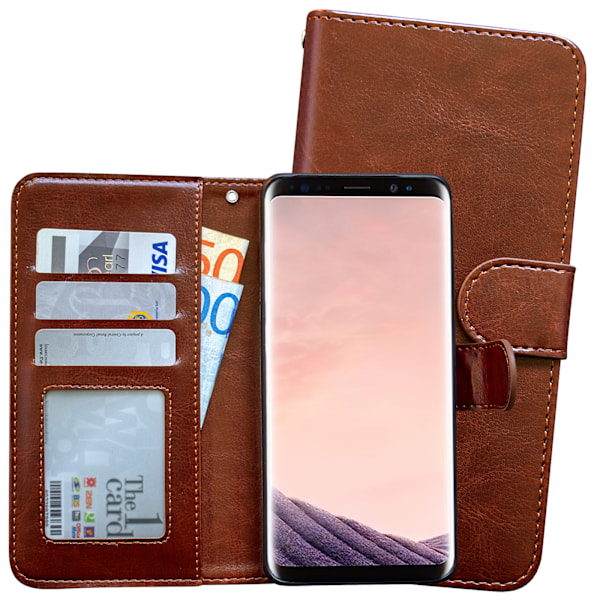 Glat læderetui til Samsung Galaxy S9 Plus