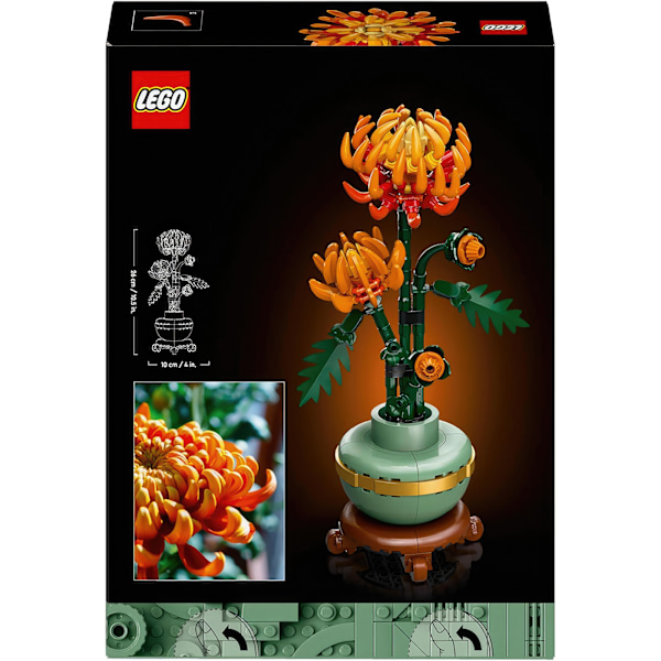 Bygg ditt eget mästerverk med LEGO 10368 Icons Chrysanthemum bl