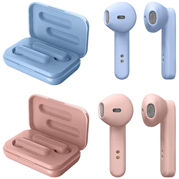 Bluetooth Hörlurar med Snabbladdningsfodral och 12 Tim Speltid