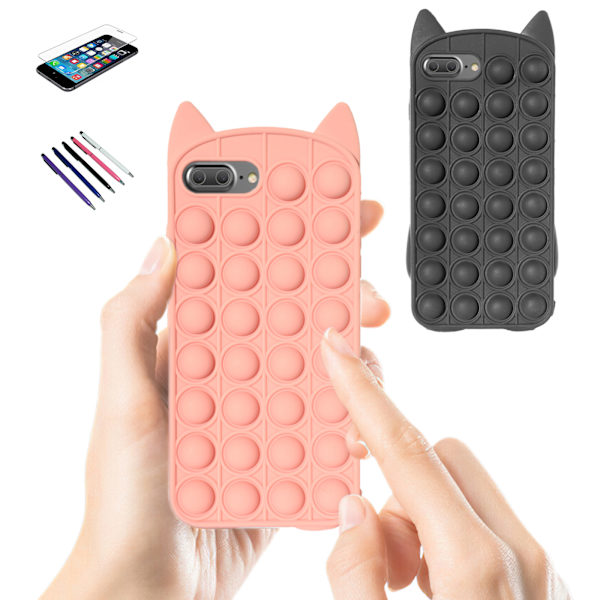 iPhone 6 Plus / 6S Plus - Skal / Skydd / Pop It Fidget Rosa