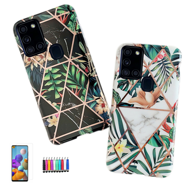 Samsung Galaxy A21s - Geometric Flower Case