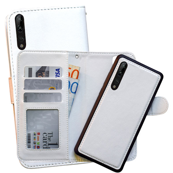 Huawei P20 Pro - PU Læder Pung Etui + Skærmbeskyttelse Brun