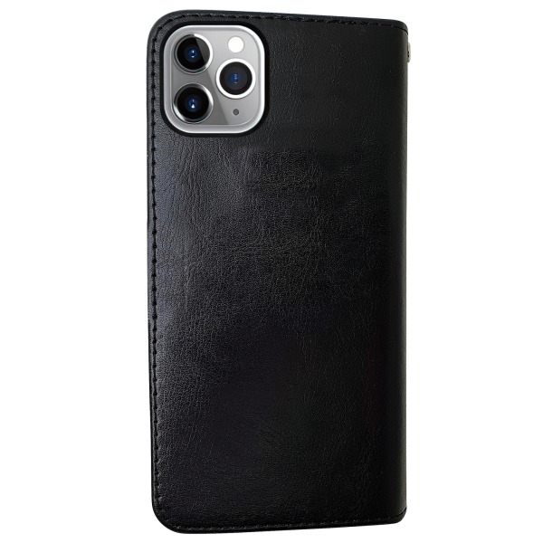 iPhone 11 Pro Max - PU-nahkainen case Svart