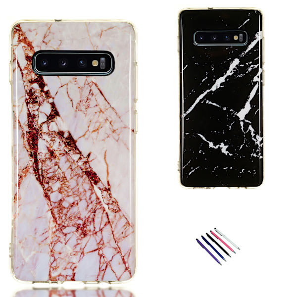 Skydda din Galaxy S10 Plus med Marmor Svart