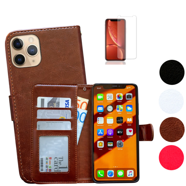 iPhone 11 Pro - Nahkakotelo / Suoja Svart